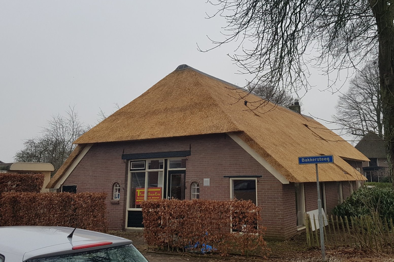 Gevel Rieten Dak Wolfseind Drenthe